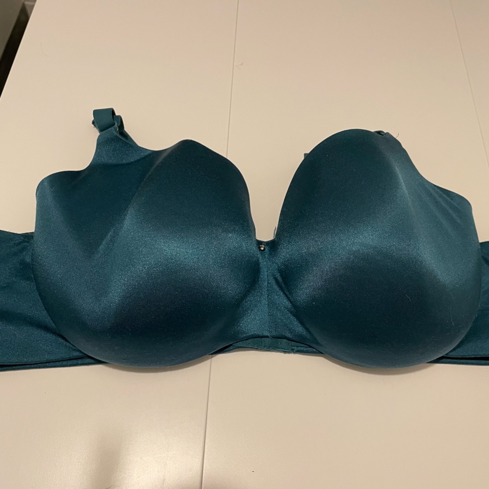 Cacique Brand Invisible Backsmoother Lightly Lined Full Coverage Bra Blue 50C - Picture 6 of 8